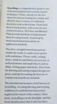 Stencilling - Techniques for Interiors, Furniture and Objects - Jill Visser and Michael Flinn