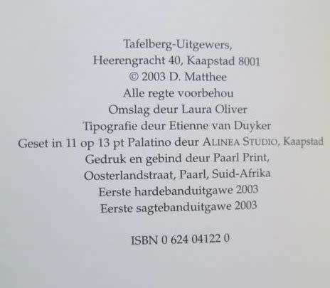 Toorbos - Dalene Matthee