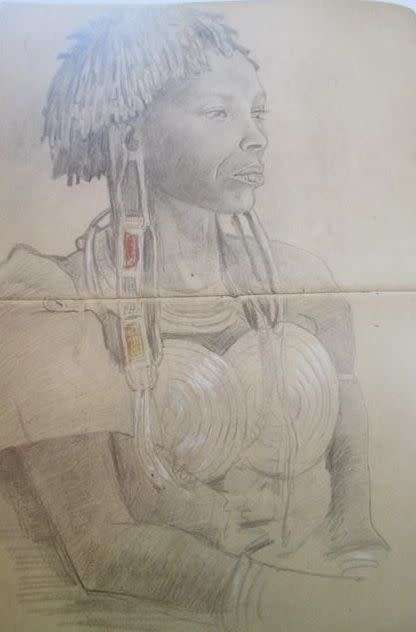 An African Sketchbook -- Ray Nestor - Hardcover - 111 pages