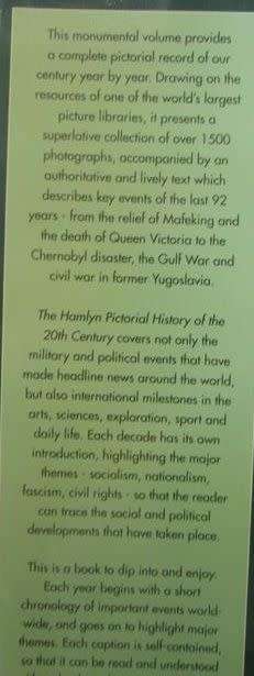 The Hamlyn Pictorial History of the 20th Century