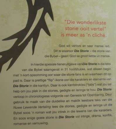 Die Storie vir Tieners - Max Lucado and Randy Frazee