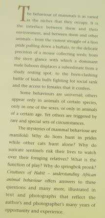 Creatures of Habit - Peter Apps and Richard du Toit - Hardcover
