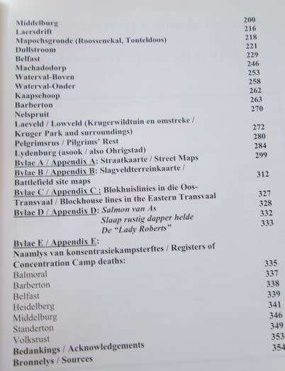 Gids tot die Anglo-Boereoorlog in die Oos-Transvaal - Guide to the Anglo Boer War in the Eastern Tvl