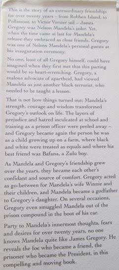 Goodbye Bafana - Nelson Mandela My Prisoner, My Friend - James Gregory