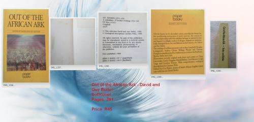 Out of the African Ark - David and Guy Butler - Softcover - 281 pages