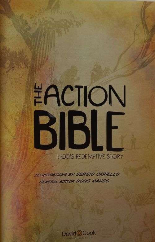 The Action Bible - God`s Redemptive Story - Hardcover