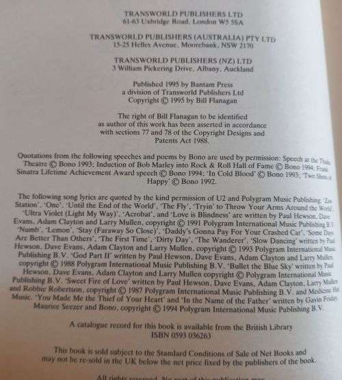 U2 At the End of the World - Bill Flanagan - Hardcover