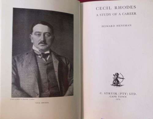 Cecil Rhodes - A Study of a Career - Howard Hensman - Hardcover