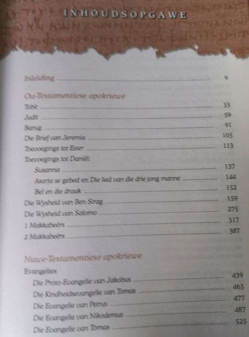 Apokriewe Ou en Nuwe Testament - Verlore Boeke uit die Bybelse Tyd - Hardcover - 791 pages