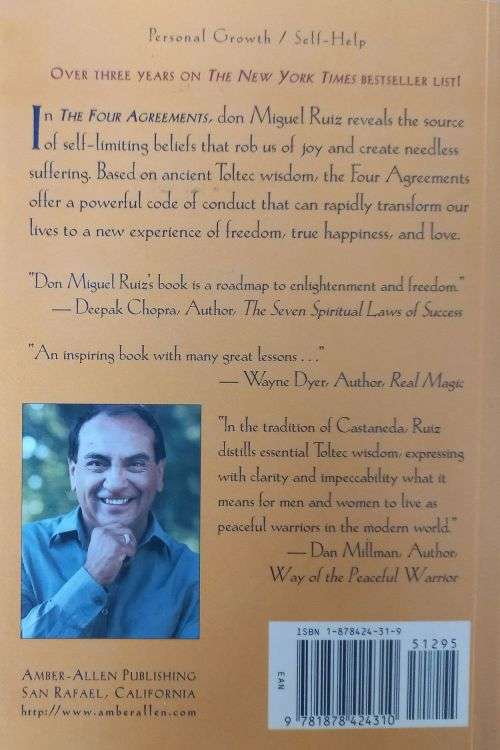 The Four Agreements - Don Miguel Ruiz -  Softcover - 138 pages