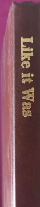 Like It Was - Jeremy Sampson Associates - Hardcover - 245 pages