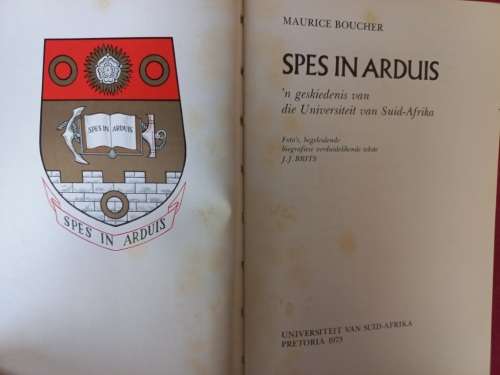 Spes In Arduis - Maurice Boucher - Hardcover - 404 Pages