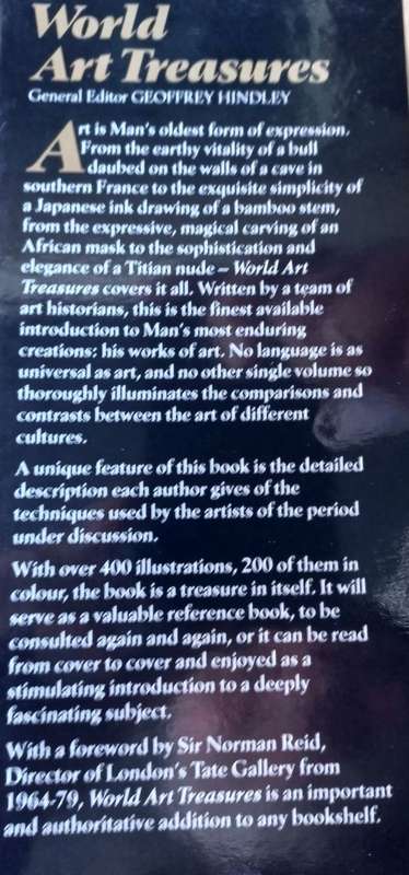 World Art Treasures -Geoffrey Hindley - Hardcover - 320 Pages