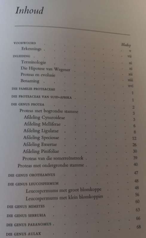 Die Proteaceae Van Suid-Afrika - Frank Rousseau - Hardcover - 110 Pages