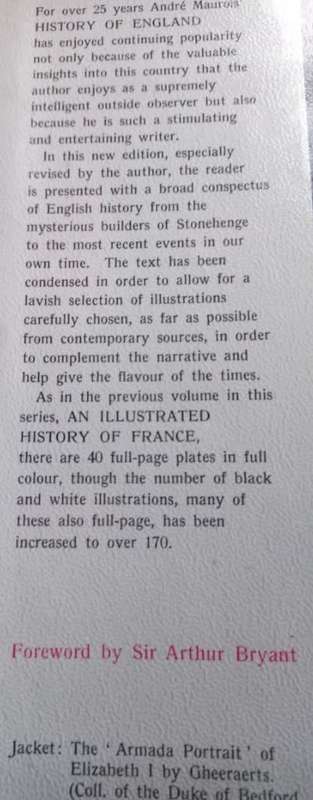 An Illustrated History of England - Andre Maurois - Hardcover - 295 pages