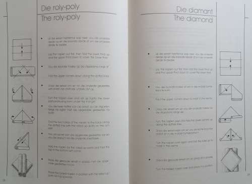 Servetvoukuns / Napkin Folding - Eric Bolsmann - Hardcover - 110 Pages