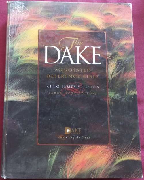 The Dake - Annotated Ref King James Bible - Finis Jennings Dake - Hardcover
