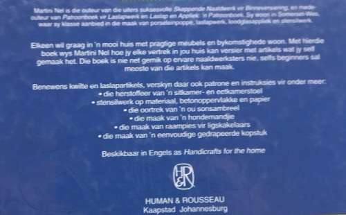 Handwerk Vir Die Huis - Martini Nel - Hardcover - 142 Pages