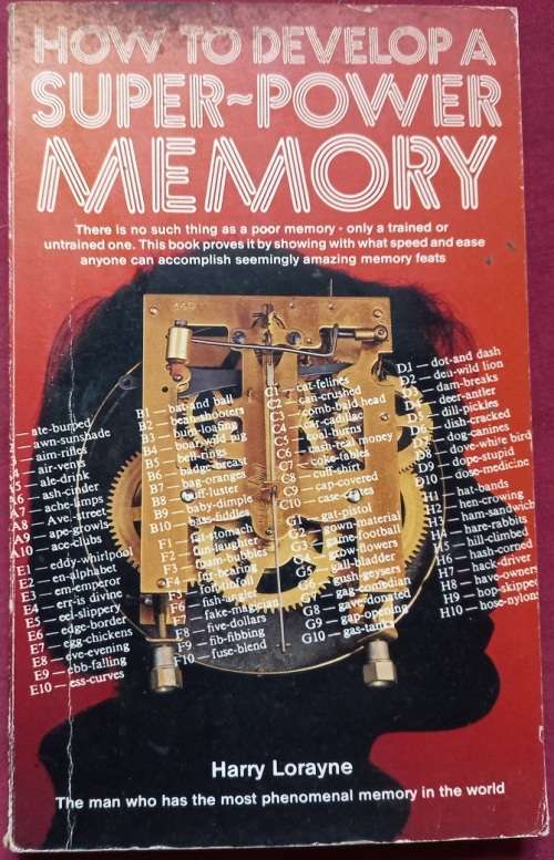 How to Develop a Super-Power Memory - Harry Lorayne - Softcover - 191 Pages