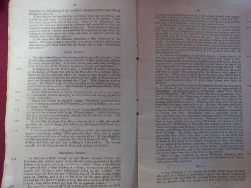 Report of the Committee on Alleged German Outrages - His Majesty`s Government (Original Document)