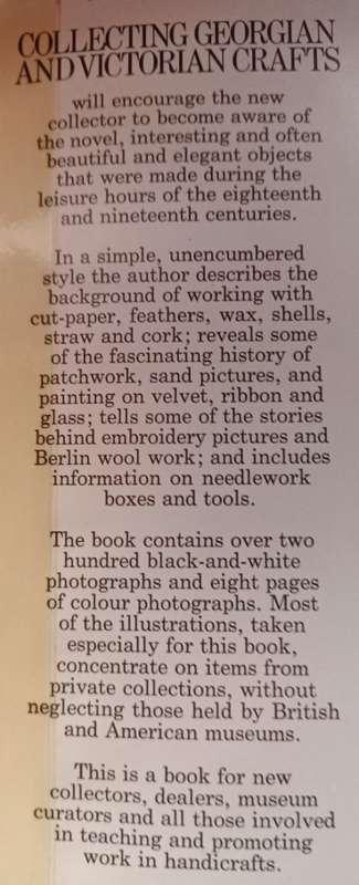 Collecting Georgian and Victorian Crafts - June Field - Hardcover - 162 Pages