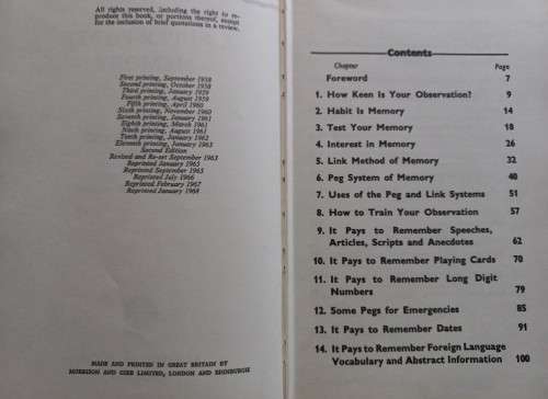 How to Develop a Super-Power Memory - Harry Lorayne - Hardcover - 191 Pages