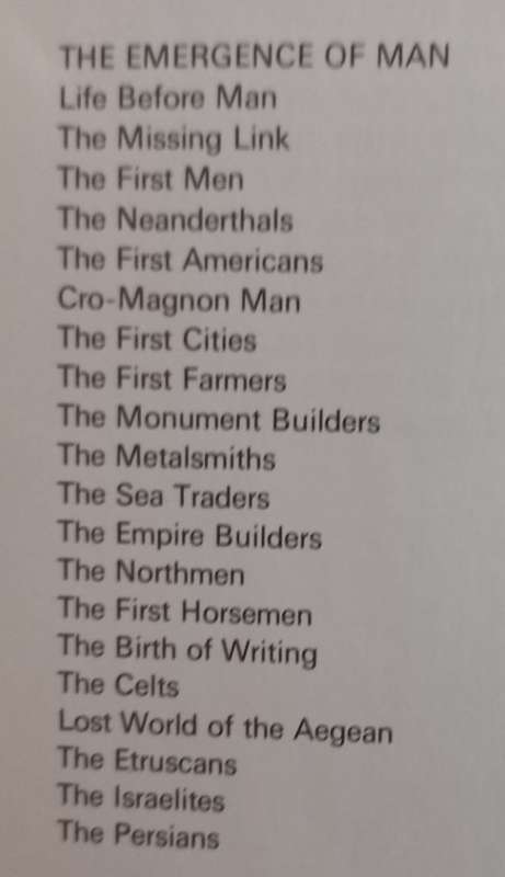 The Emergence of Man - 19 Book Set (1 Missing From Full Set) - Time-Life Books - Hardcover