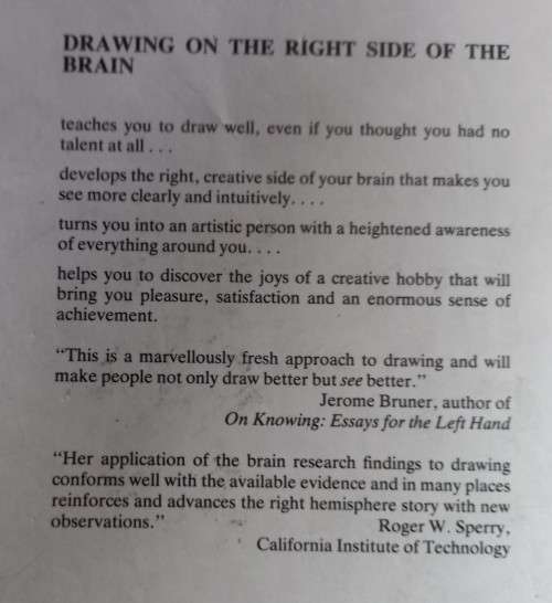 Drawing on the Right Side of the Brain - Betty Edwards - Hardcover - 207 pages