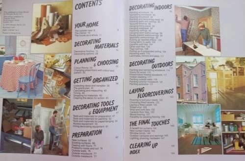 Home Decorating Step-by-Step - Mike Lawrence - Hardcover - 157 Pages