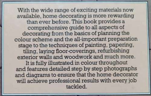 Home Decorating Step-by-Step - Mike Lawrence - Hardcover - 157 Pages