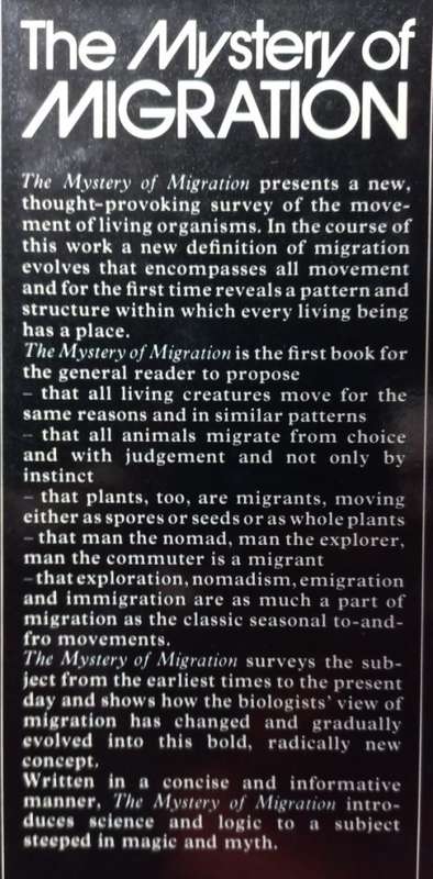 The Mystery of Migration - Dr Robin Baker - Hardcover - 256 Pages