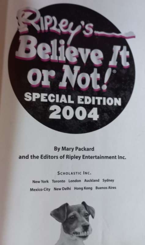 Ripley`s Believe it or Not - Special Edition 2004 - Hardcover - 144 Pages