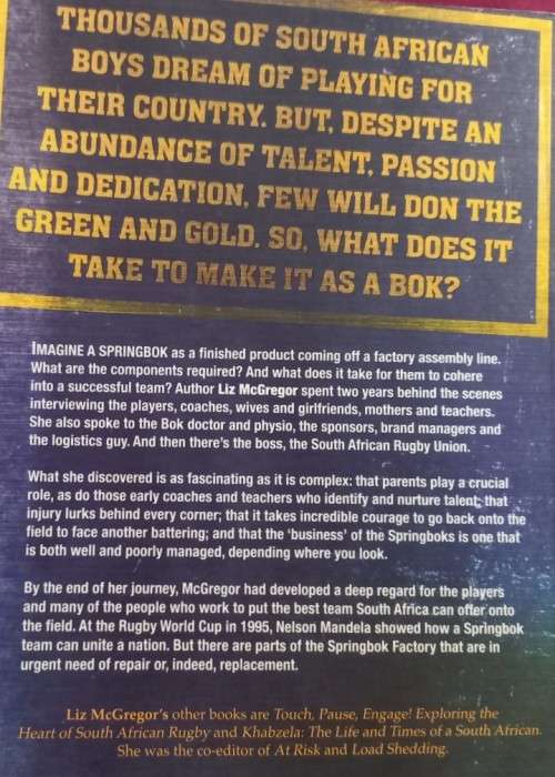 Springbok Factory - What it takes to be a Bok - L. McGregor - Softcover - 254 Pages