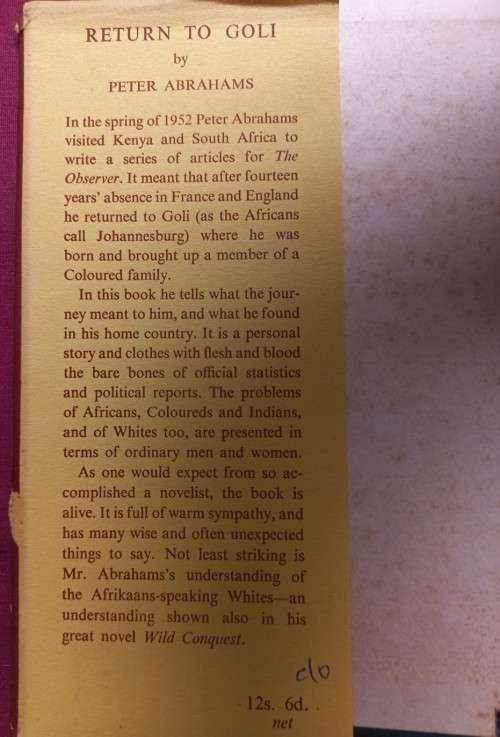 Return to Goli - Peter Abrahams - Hardcover - 224 Pages