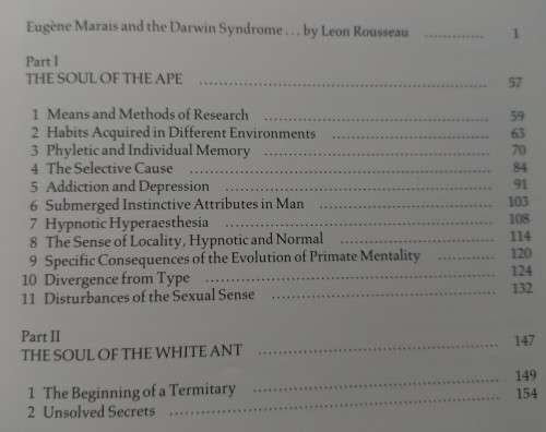 The Soul of the Ape, The Soul of the White Ant - Eugene Marais - Hardcover - 140 Pages