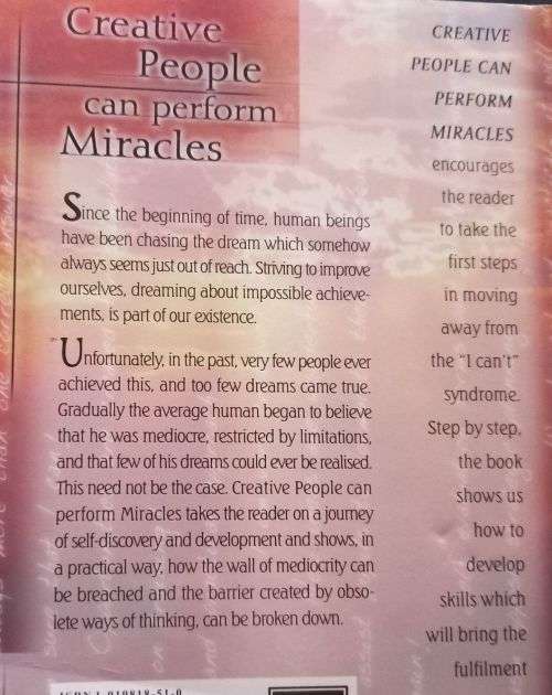Creative People Can Perform Miracles - Kobus Neethling - Softcover