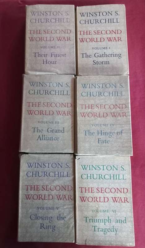 Winston S. Churchill - The Second World War Volumes 1 - 6 - Hardcover