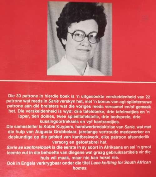 Sarie se Kantbreiboek - Kobie Kuypers - Softcover - 64 Pages