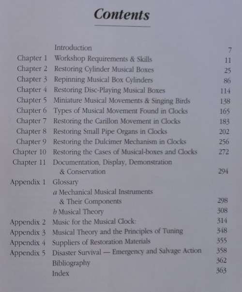 Restoring Musical Boxes & Musical Clocks - Arthur W J G Ord-Hume - Hardcover - 368 Pages