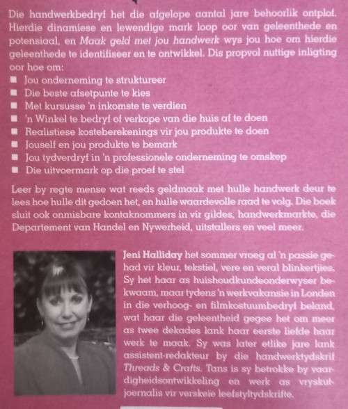Maak Geld met Jou Handwerk - Jeni Halliday - Softcover - 144 Pages