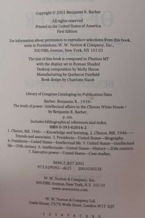 The Truth of Power - Benjamin R. Barber - Hardcover - 320 pages