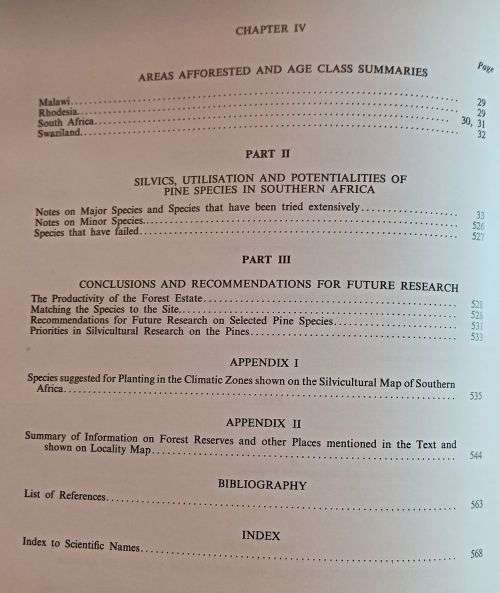 Tree Planting in South Africa - Vols 1 & 2 The Pines & The Eucalypts - R.J. Poynton