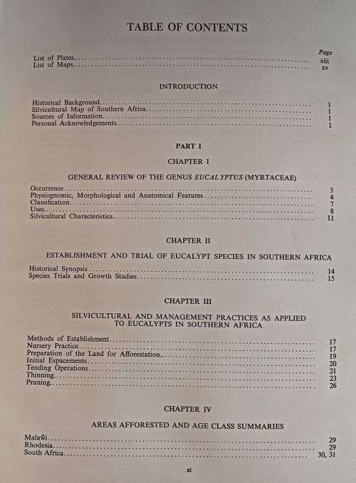 Tree Planting in South Africa - Vols 1 & 2 The Pines & The Eucalypts - R.J. Poynton