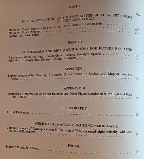 Tree Planting in South Africa - Vols 1 & 2 The Pines & The Eucalypts - R.J. Poynton