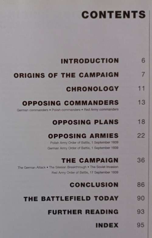 Osprey`s Battles of World War II: Poland 1939 - Lee Johnson - Hardcover - 96 Pages