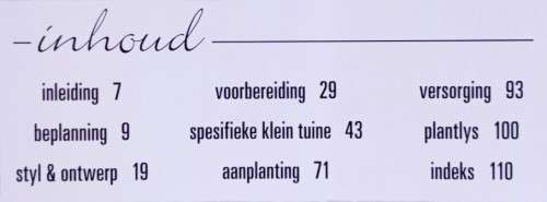 Klein Tuin - Nancy Gardiner - Softcover - 112 pages
