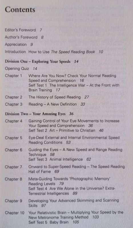 Speed Reading - Tony Buzan - Softcover - 192 Pages