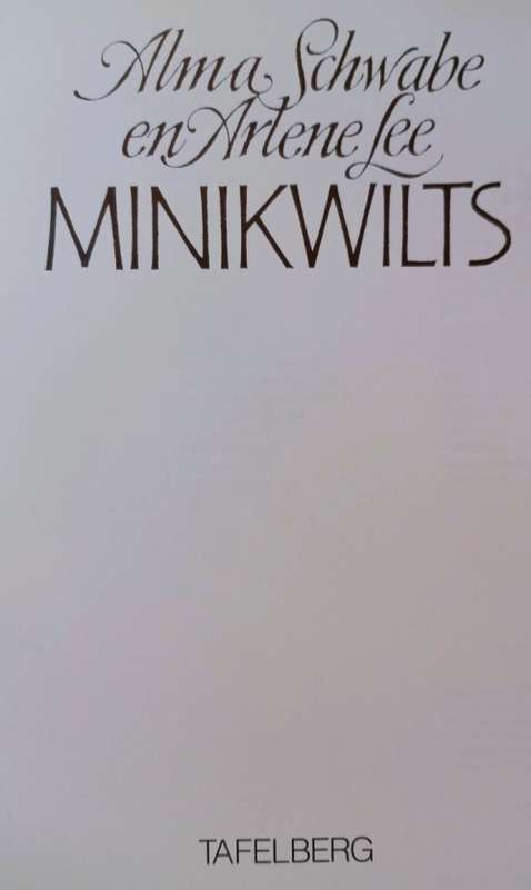Minikwilts - Alma Schwabe en Arlene Fee - Softcover - 80 Pages