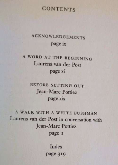 A Walk With A White Bushman (Signed by Author) - Laurens van der Post - Hardcover - 326 Pages