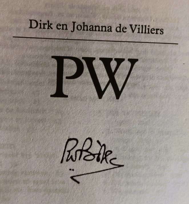 PW - Dirk en Johanna de Villiers - Hardcover - 376 pages